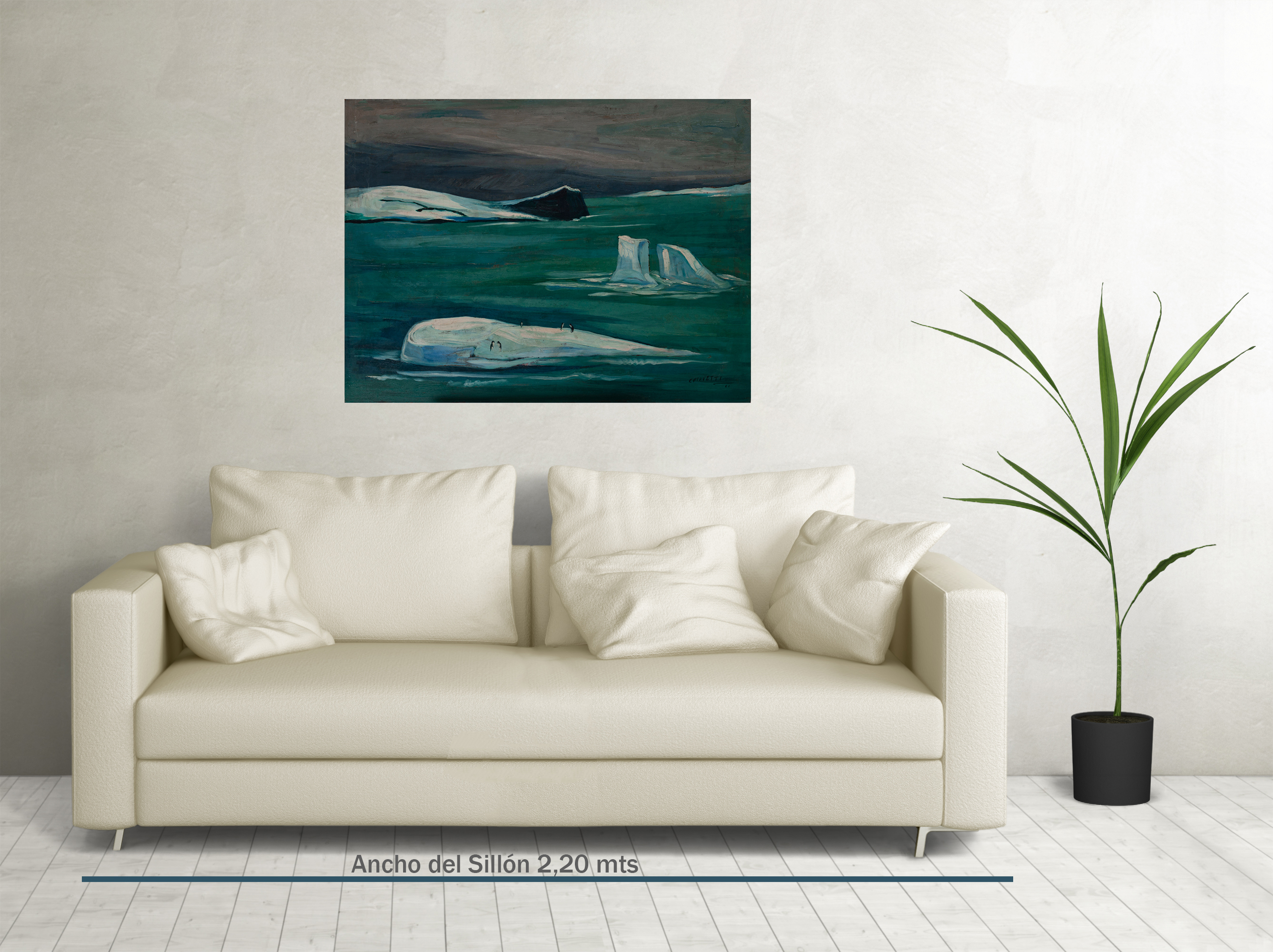 Living cuadro antartida 6